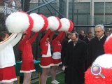 Otwarcie Orlika w Dzierżoniowie- zespół cheerleaderek lokalnych